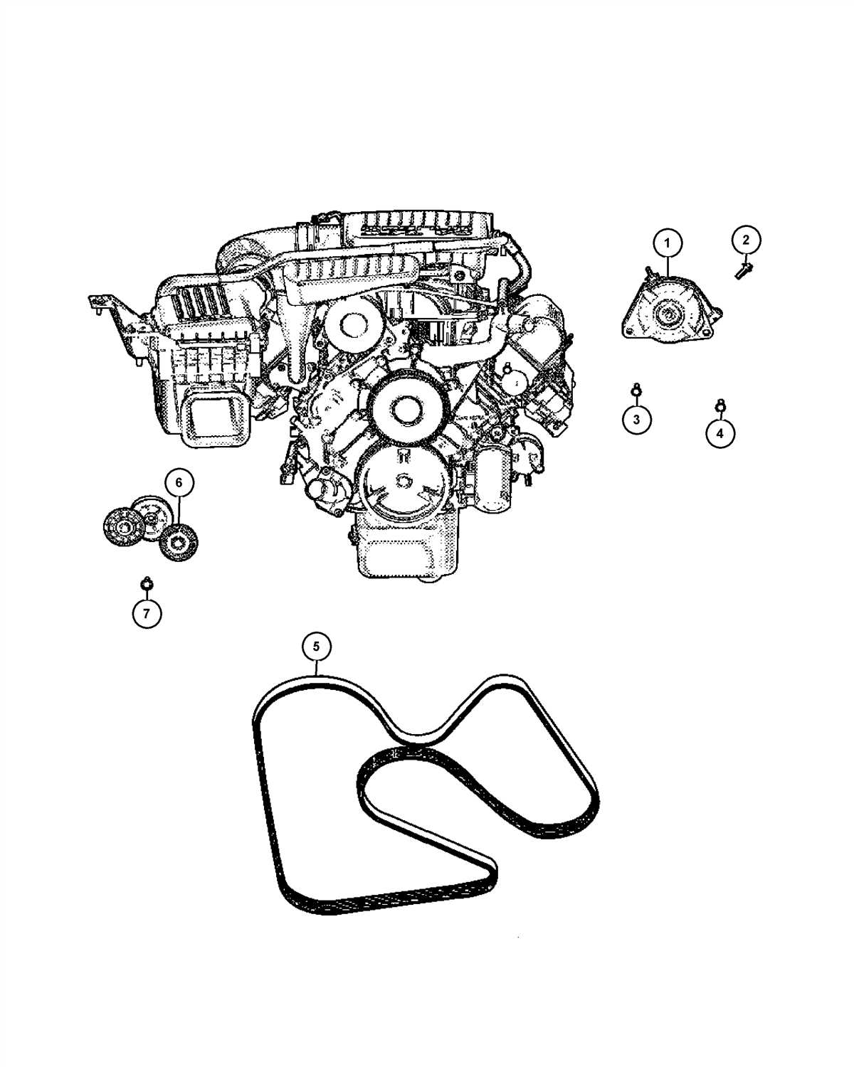 How To Replace The Serpentine Belt On A 2007 Dodge Nitro Belt Diagram