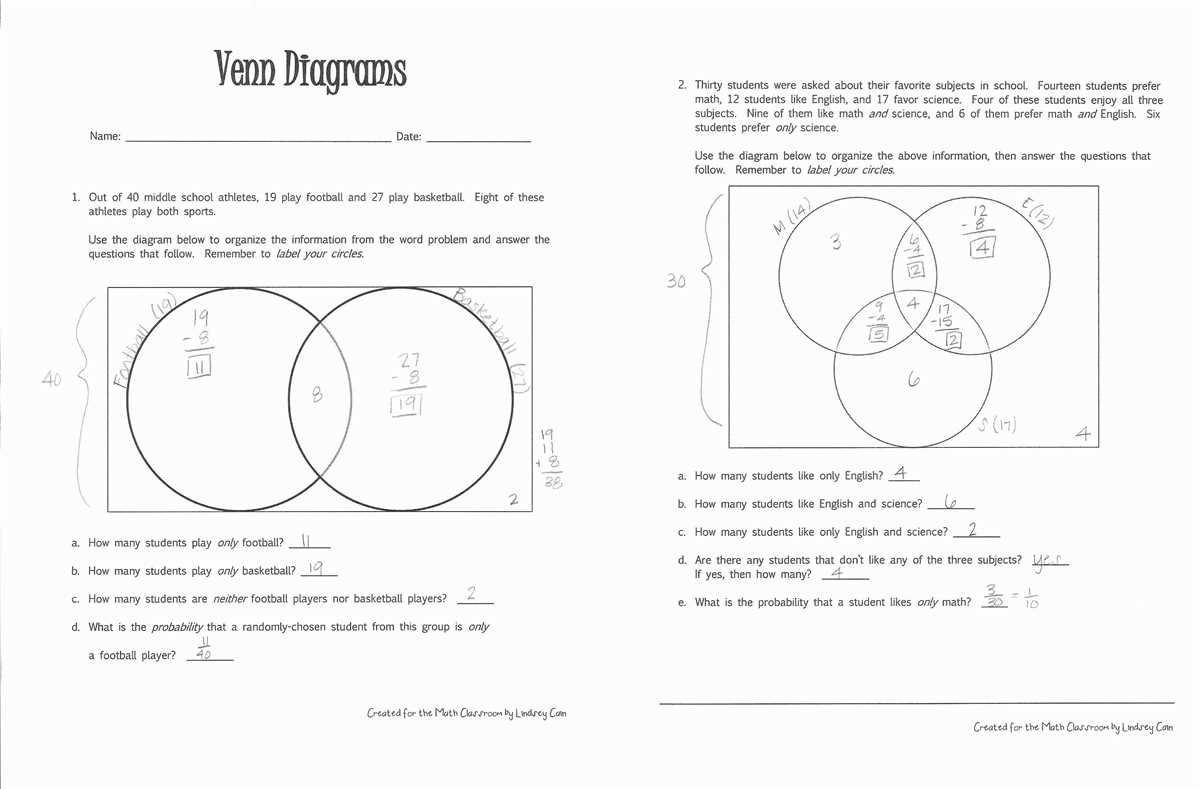 Practice Venn Diagram Questions With Detailed Solutions